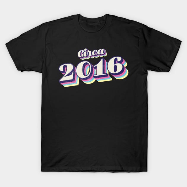 2016 Birthday T-Shirt by Vin Zzep